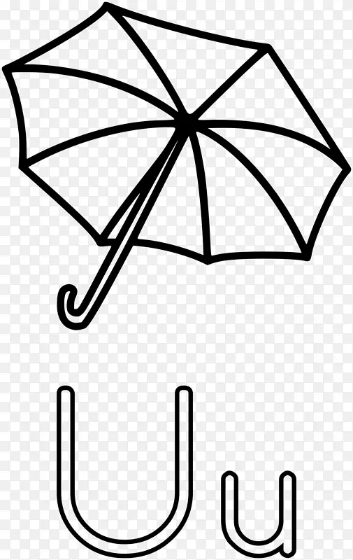 线条艺术 雨伞 线条