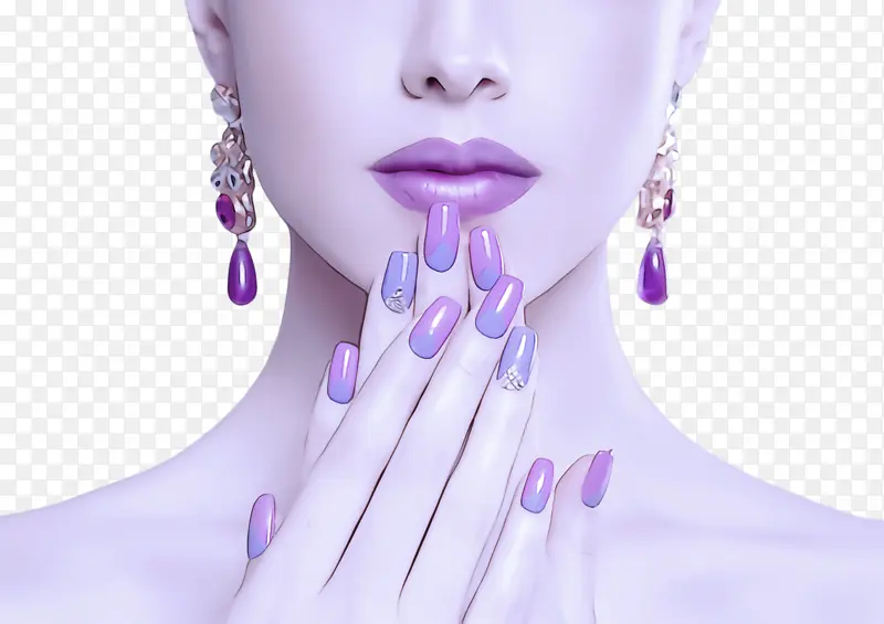 脸 紫色 紫罗兰色