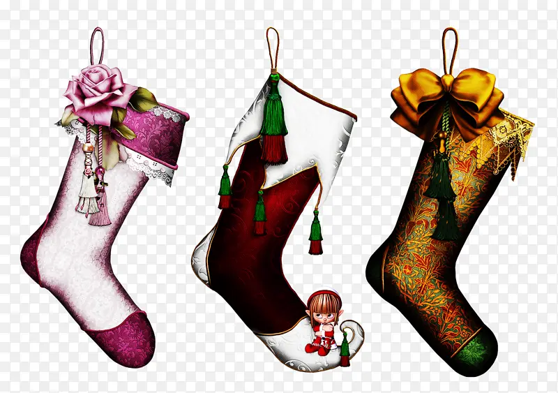 采购产品圣诞袜 圣诞装饰 节日装饰