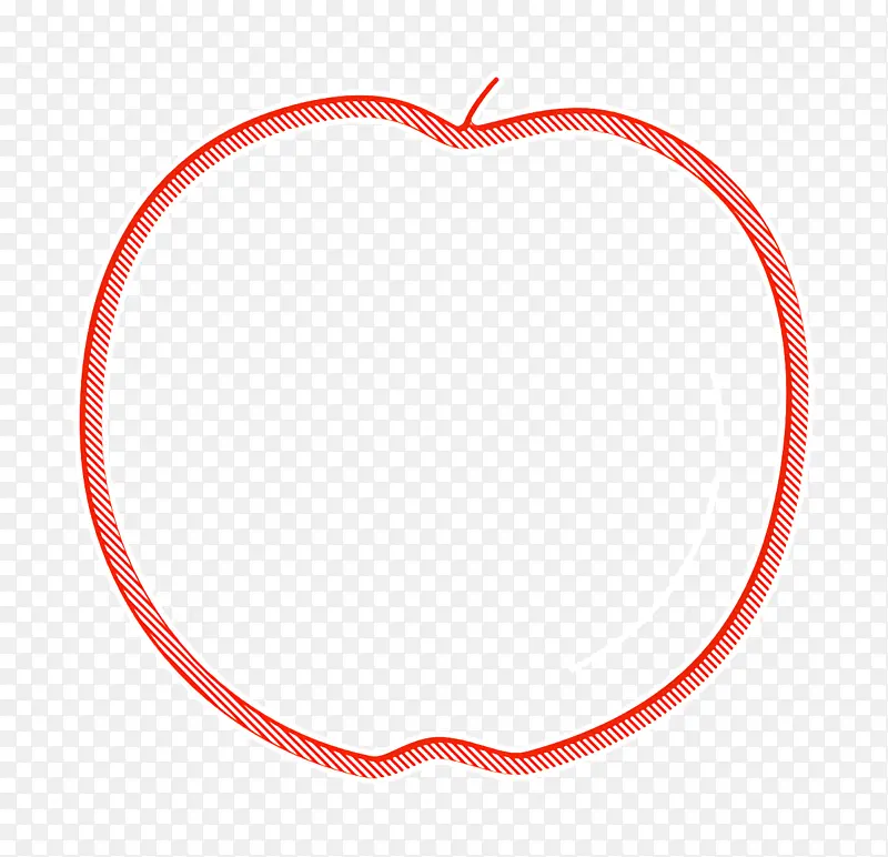 苹果图标 水果图标 红色