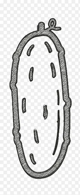黄瓜图标 蔬菜图标 汽车零件