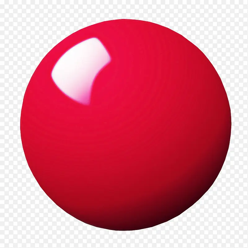 红色 球 圆