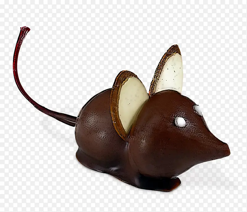 动物形象 巧克力 小雕像