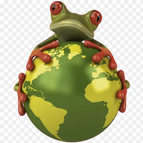 青蛙 绿色 真青蛙