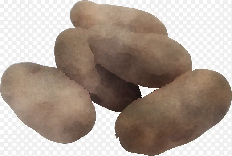 鹅卵石 岩石 土豆