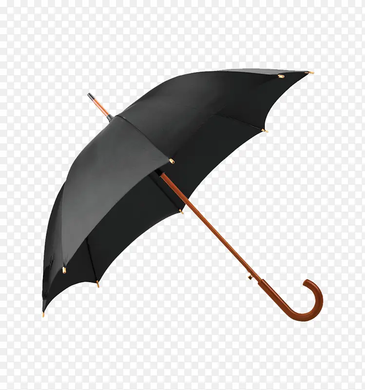 黑色金属雨伞