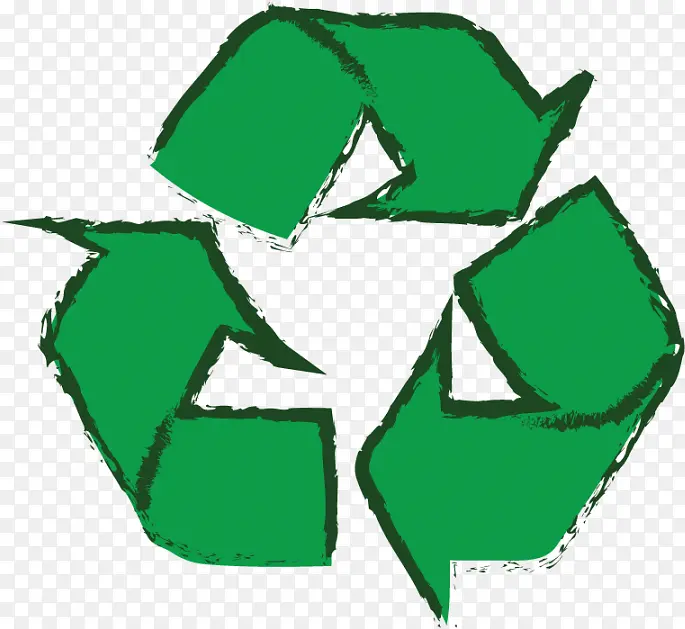 绿色 象征 回收