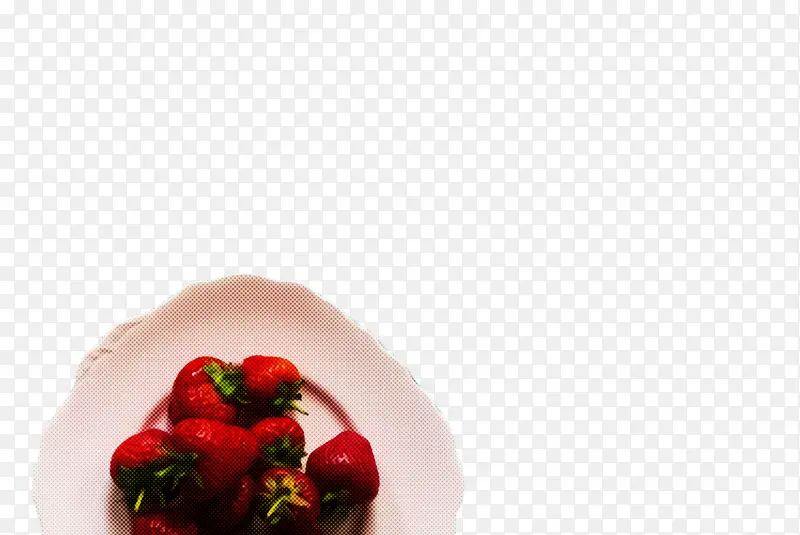 食品 草莓 红色