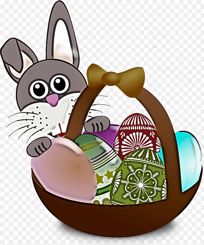 复活节兔子 卡通 复活节彩蛋