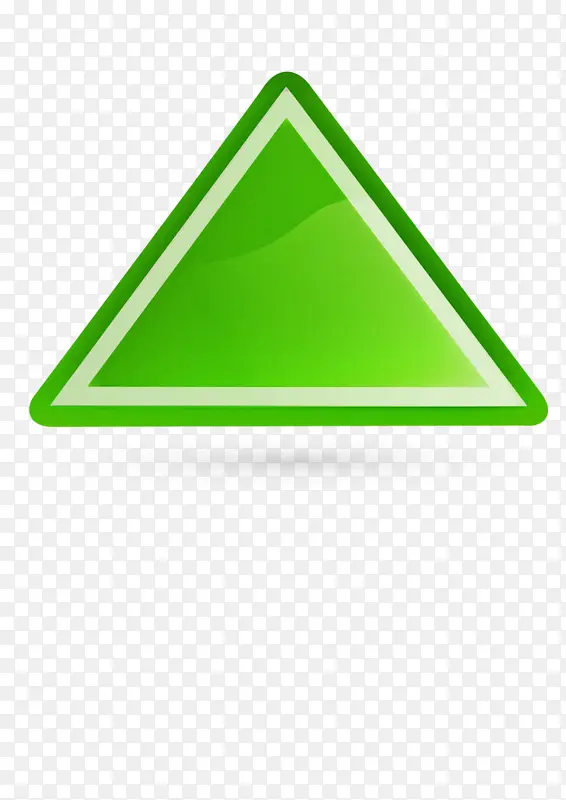 绿色 三角形 线条