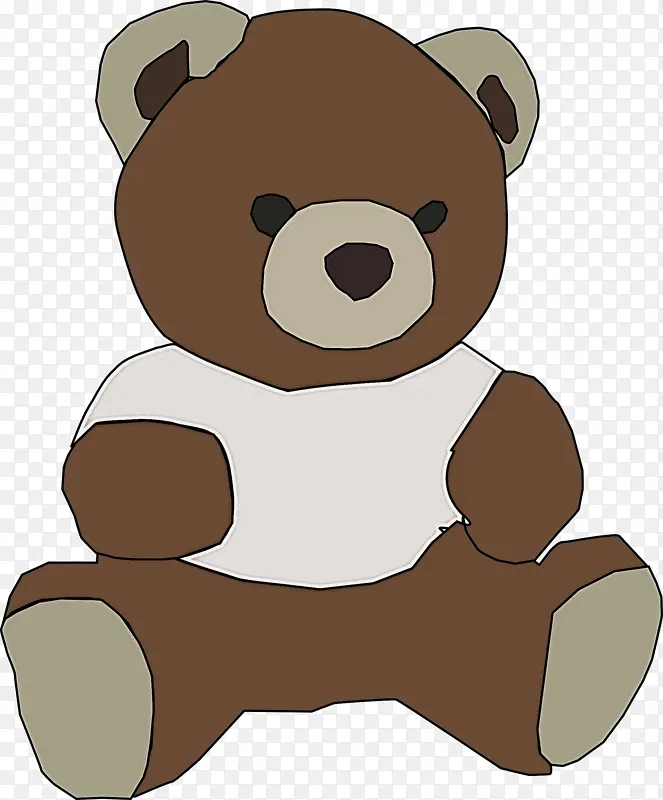 泰迪熊 玩具 棕色