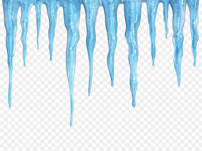 冰柱 冰 蓝色