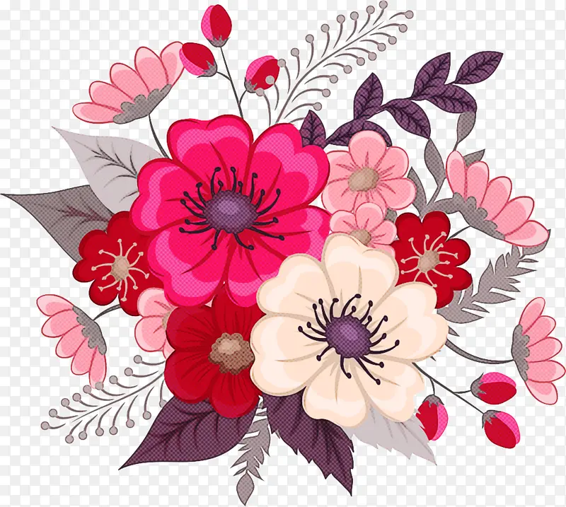 花朵 花束 粉色