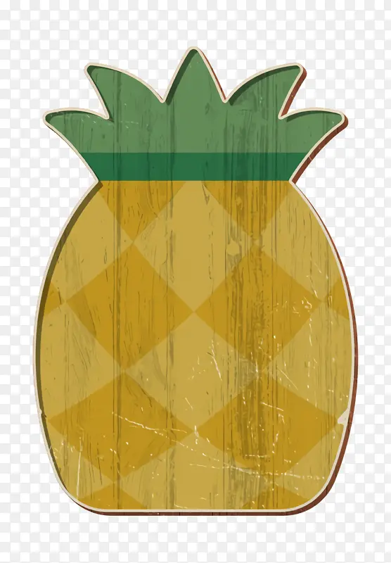 水果图标 热带图标 菠萝图标