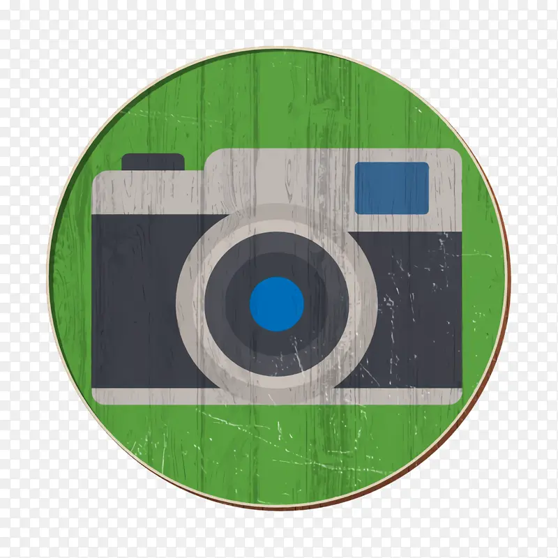 摄像头图标 数字营销图标 绿色