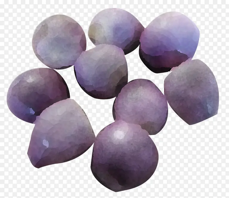 紫色 珠子 宝石