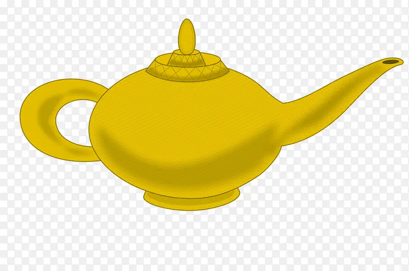 茶壶 水壶 黄色