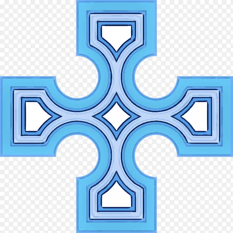 十字架 绿松石 符号