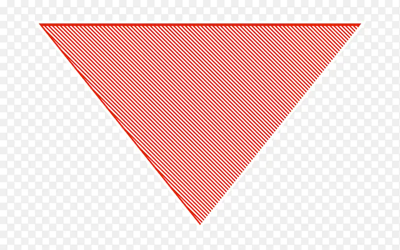 向下图标 三角形图标 红色