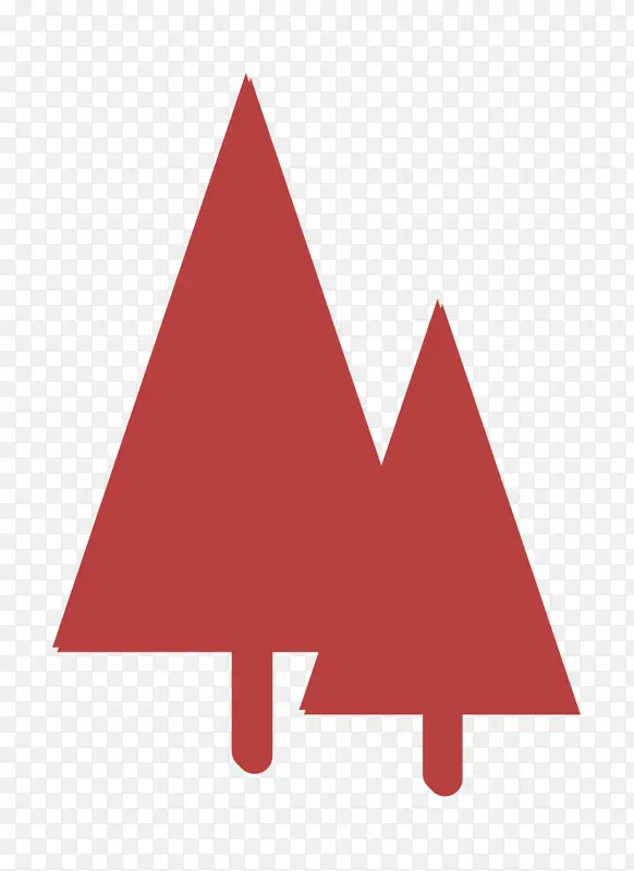 圣诞图标 森林图标 自然图标