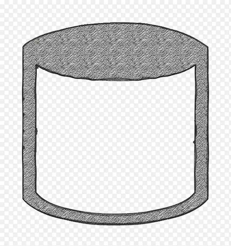 圆柱体图标 桌子 金属