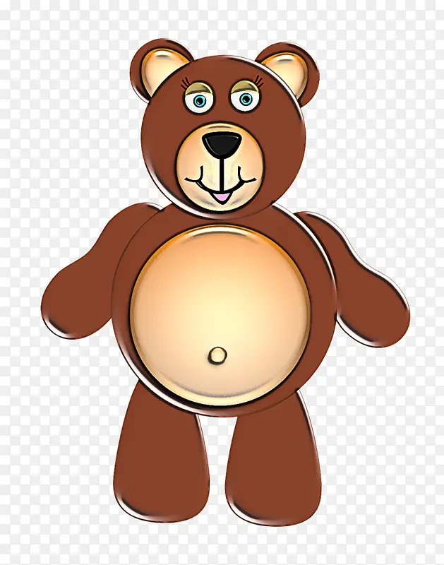 泰迪熊 卡通 棕熊