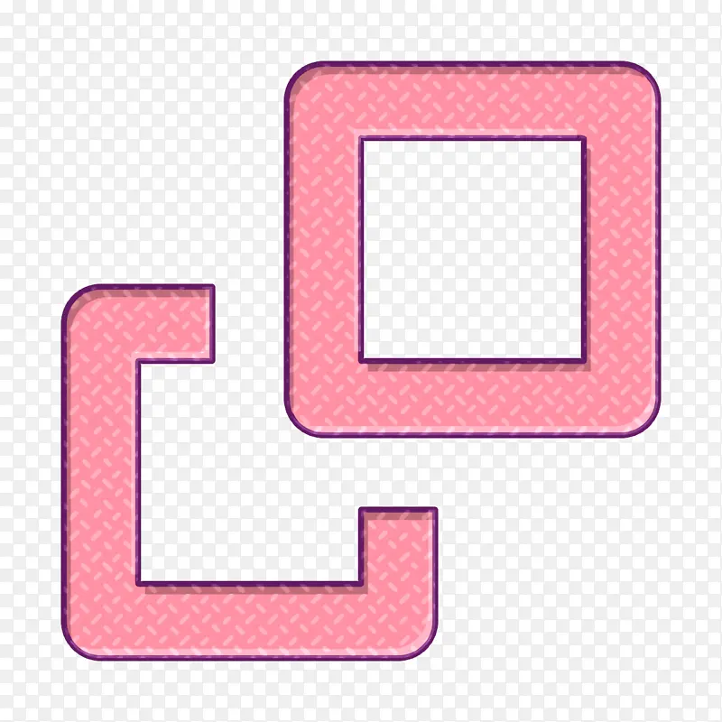 粉色 线条 矩形