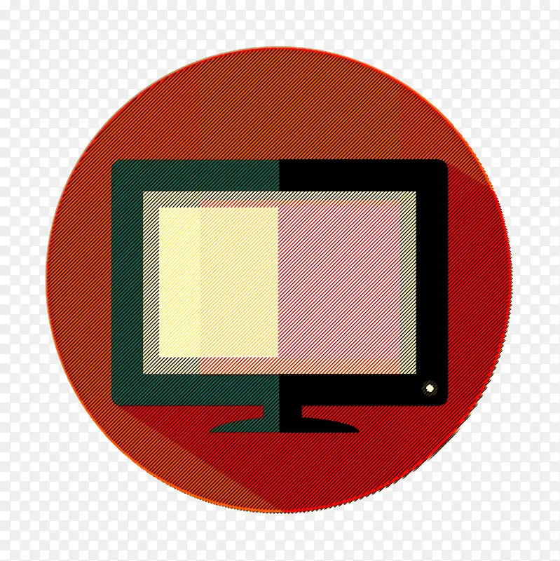 电视图标 显示器图标 基本元素集图标