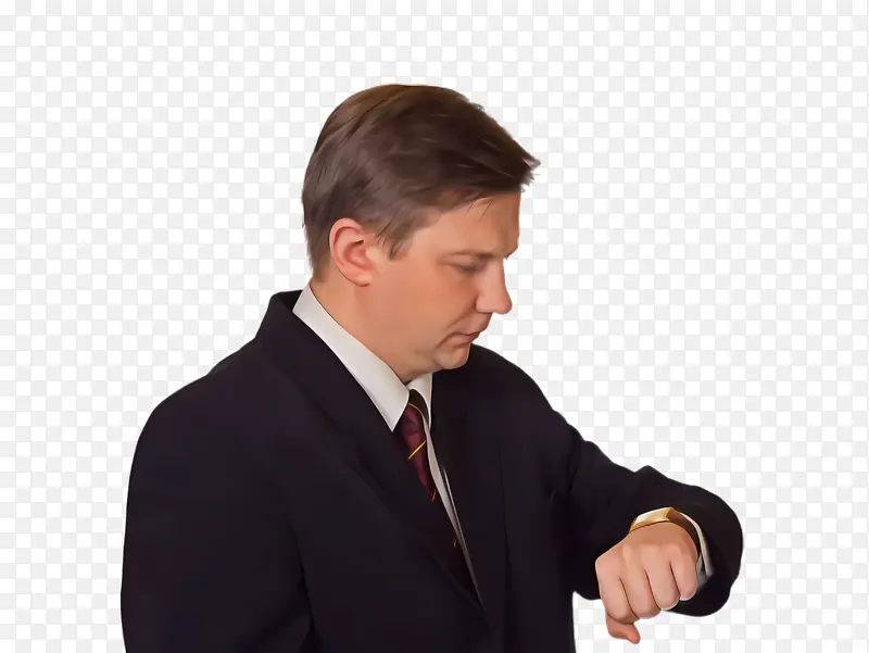 西装 男性 手势
