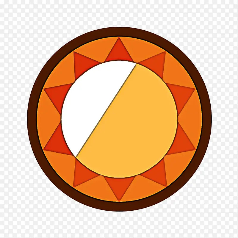 橙色 圆形 椭圆形