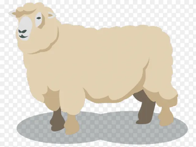 绵羊 动物形象 卡通