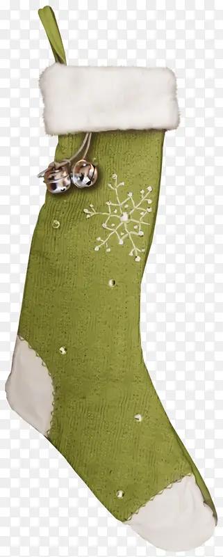 圣诞袜 绿色 圣诞装饰