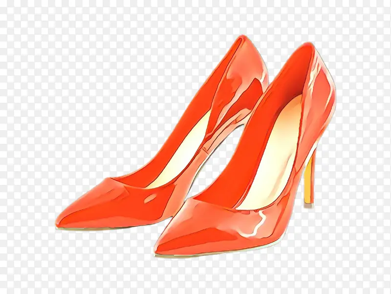 鞋类 橙色 高跟鞋