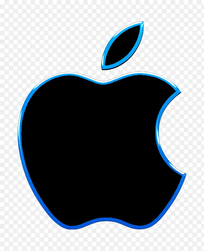 苹果图标 商标 钴蓝