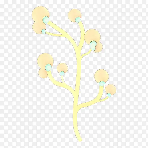 黄色 树枝 植物
