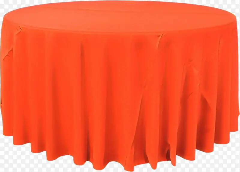橙色 红色 桌布