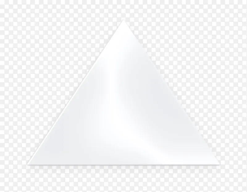 三角形图标 向上图标 白色