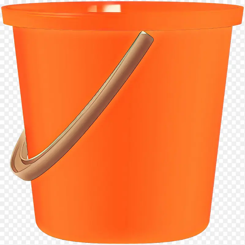橙色 桶 塑料