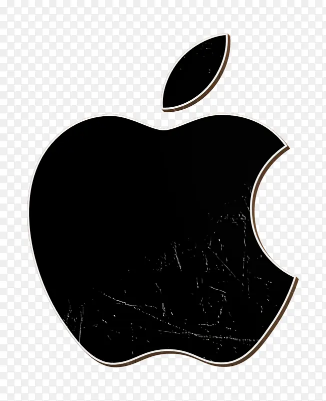 苹果图标 商标图标 黑色