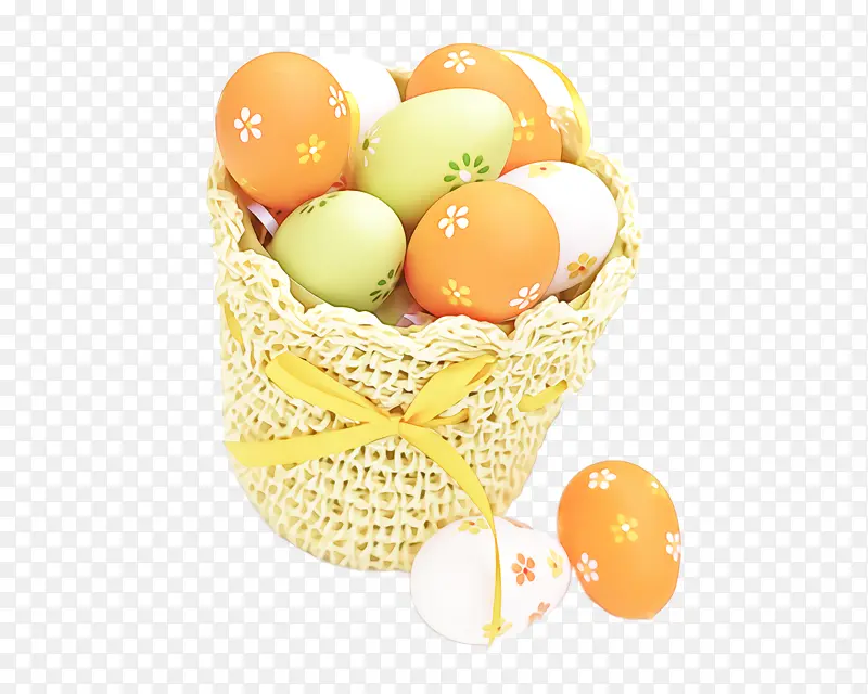 食物 复活节彩蛋 篮子