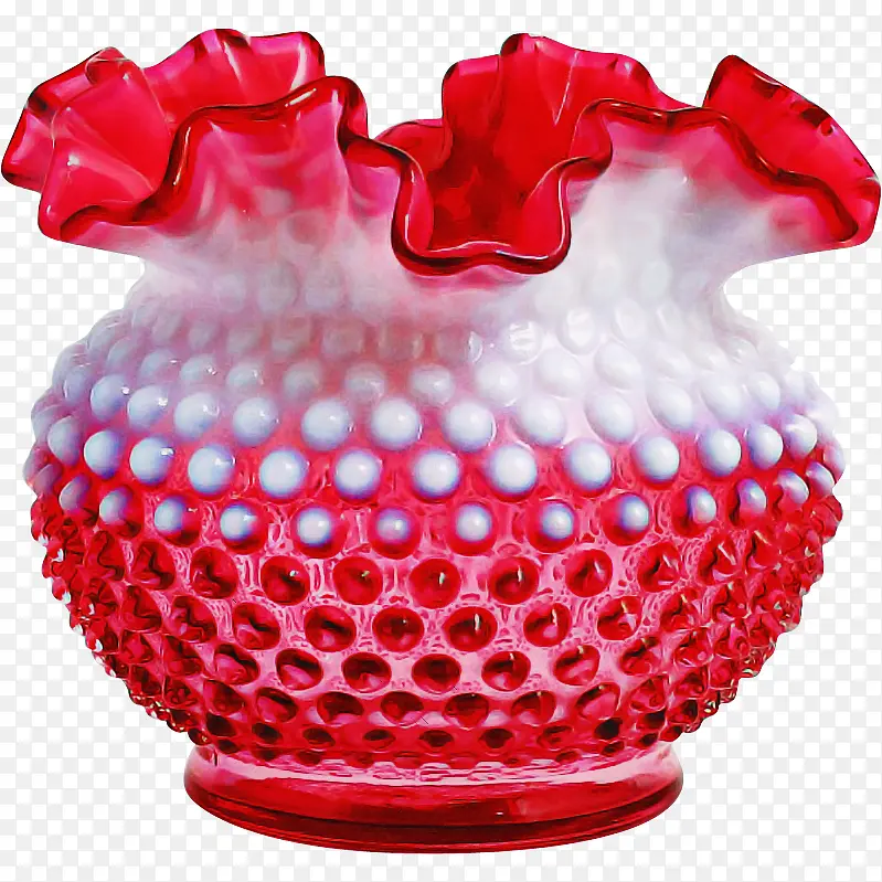 红色 花瓶 粉色