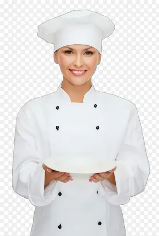 厨师制服 厨师 白色