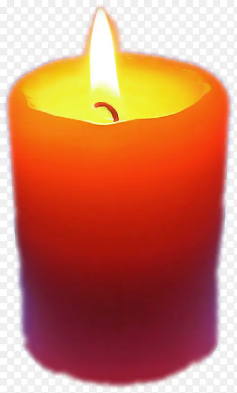 蜡烛 橙色 照明