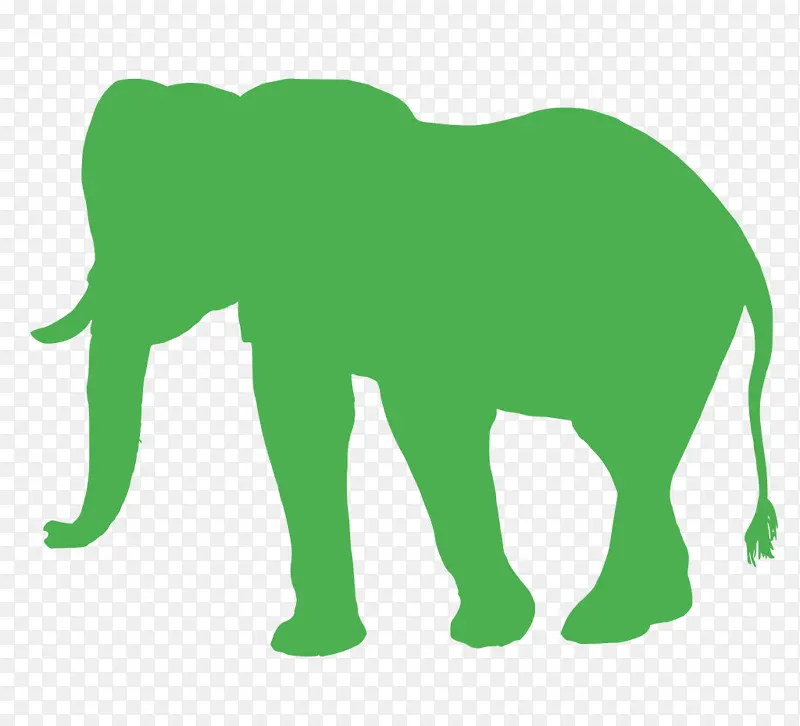 大象 绿色 印度大象