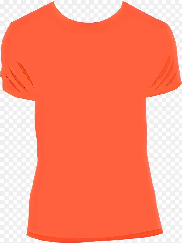 服装 橙色 运动衫