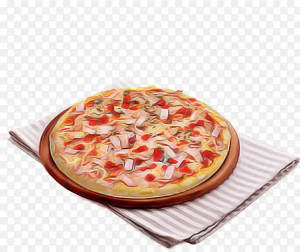 菜肴 食物 披萨