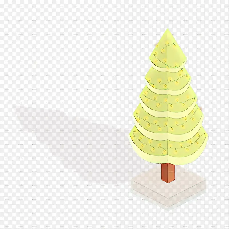 圣诞树 圆锥体 圣诞装饰