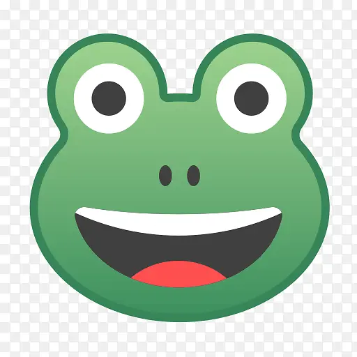 绿色 卡通 青蛙