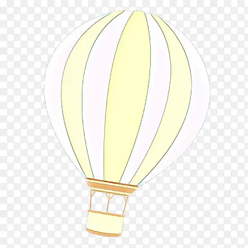 热气球 白色 黄色