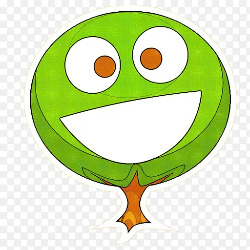 绿色 表情符号 微笑